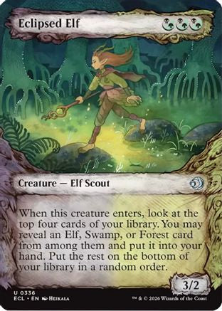 Eclipsed Elf (Showcase)  [Lorwyn Eclipsed]