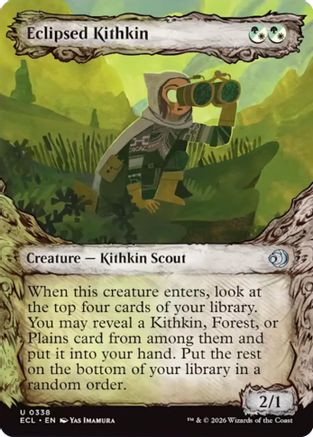 Eclipsed Kithkin (Showcase)  [Lorwyn Eclipsed] Foil