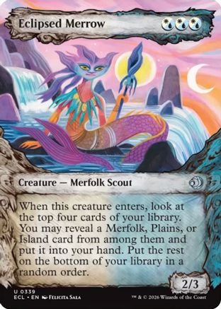 Eclipsed Merrow (Showcase)  [Lorwyn Eclipsed] Foil