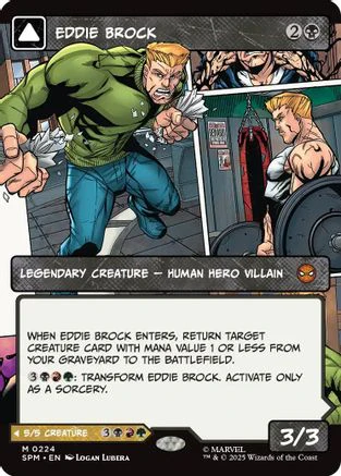 Eddie Brock (0224) (Borderless)  [Marvel's Spider-Man] Foil