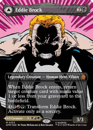 Eddie Brock (0233) (Borderless)  [Marvel's Spider-Man] Foil