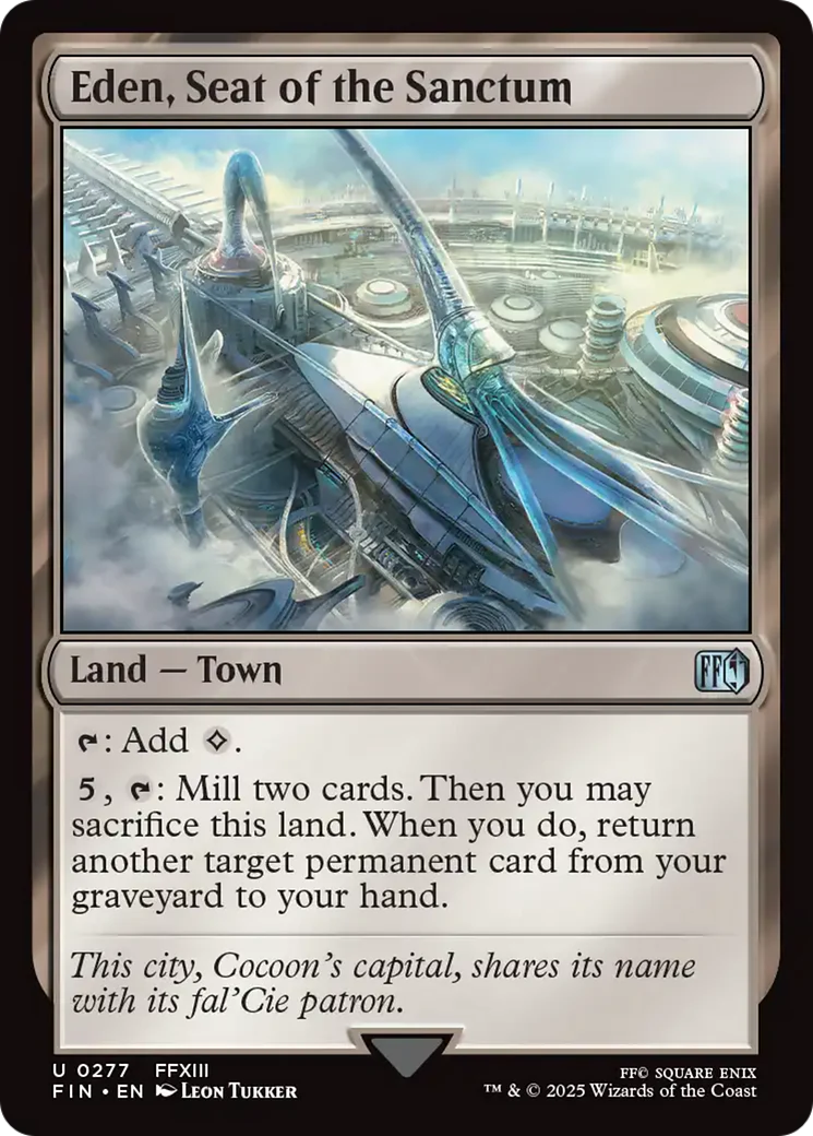 Eden, Seat of the Sanctum [FINAL FANTASY] Foil