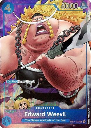 Edward Weevil (Seven Warlords of the Sea Binder Set) (EB01-023) - [One Piece Promotion Cards] Foil