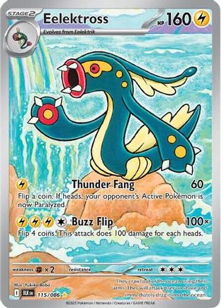 Eelektross 119/086  - Holofoil SV Black Bolt - Illustration Rare