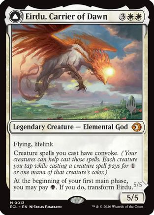 Eirdu, Carrier of Dawn  [Promo Pack: Lorwyn Eclipsed]