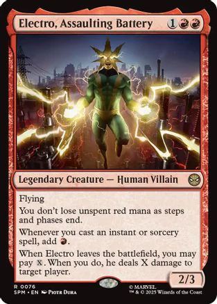 Electro, Assaulting Battery  [Marvel's Spider-Man] Foil
