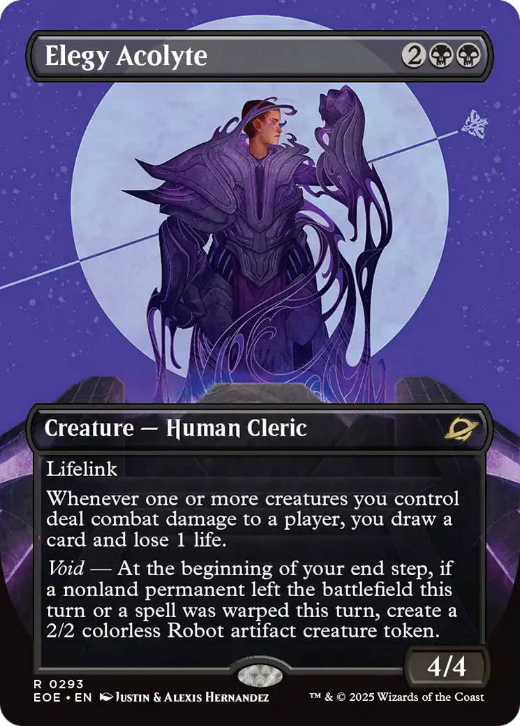 Elegy Acolyte (Borderless) [Edge of Eternities] Foil