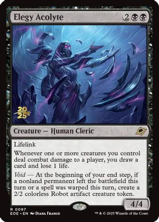 Elegy Acolyte  [Prerelease Cards] Foil