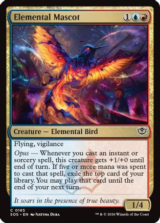 Elemental Mascot  [Secrets of Strixhaven] Foil