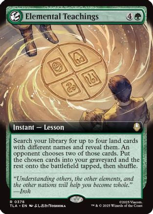 Elemental Teachings (Extended Art)  [Avatar: The Last Airbender] Foil