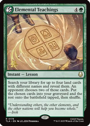 Elemental Teachings  [Prerelease Cards] Foil