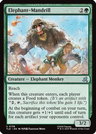 Elephant-Mandrill  [Avatar: The Last Airbender: Eternal-Legal]