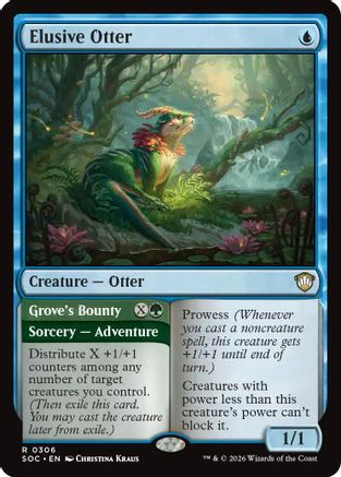 Elusive Otter  [Commander: Secrets of Strixhaven]