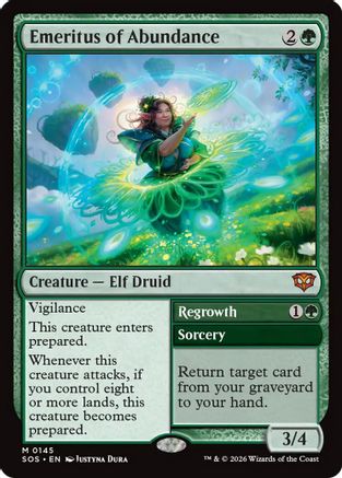 Emeritus of Abundance  [Secrets of Strixhaven] Foil