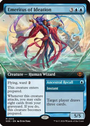 Emeritus of Ideation (Extended Art)  [Secrets of Strixhaven] Foil