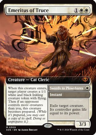 Emeritus of Truce (Extended Art)  [Secrets of Strixhaven] Foil