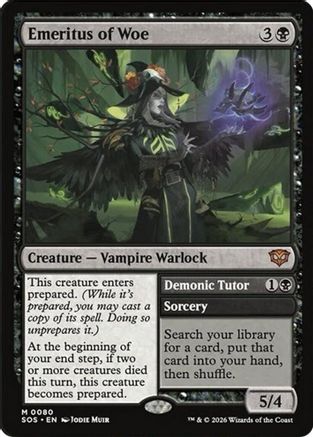 Emeritus of Woe  [Secrets of Strixhaven] Foil