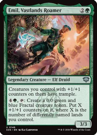 Emil, Vastlands Roamer  [Secrets of Strixhaven] Foil