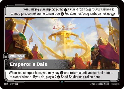 Emperor's Dais (207/221) - Riftbound - [Spiritforged] Foil