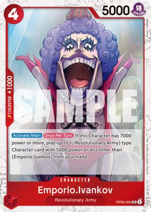 Emporio.Ivankov (Pirate Foil) (OP05-004) - [Premium Booster -The Best- Vol. 2] Foil