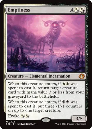 Emptiness  [Lorwyn Eclipsed]