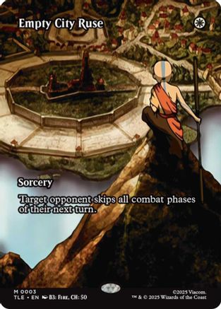 Empty City Ruse (Borderless)  [Avatar: The Last Airbender: Eternal-Legal] Foil