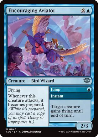 Encouraging Aviator  [Secrets of Strixhaven]