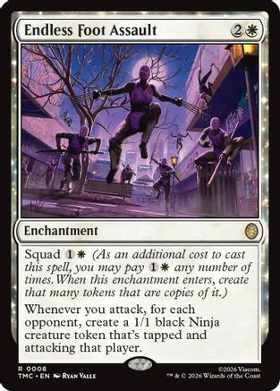 Endless Foot Assault  [Commander: Teenage Mutant Ninja Turtles] Foil