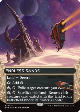 Endless Sands (0015) (Borderless)  [Edge of Eternities: Stellar Sights]