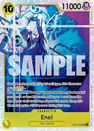 Enel (EB02-052) - [Extra Booster: Anime 25th Collection] Foil