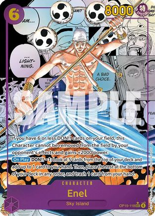 Enel (OP15-118) (Manga) (OP15-118) - [Adventure on Kami's Island] Foil