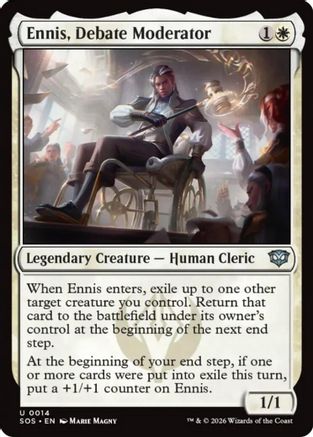 Ennis, Debate Moderator  [Secrets of Strixhaven] Foil