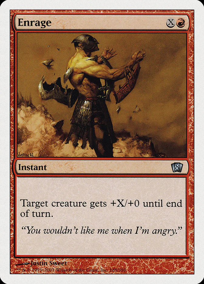 Enrage (Oversized) [Eighth Edition] Foil