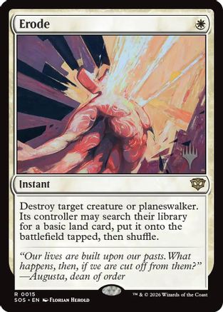 Erode  [Promo Pack: Secrets of Strixhaven] Foil