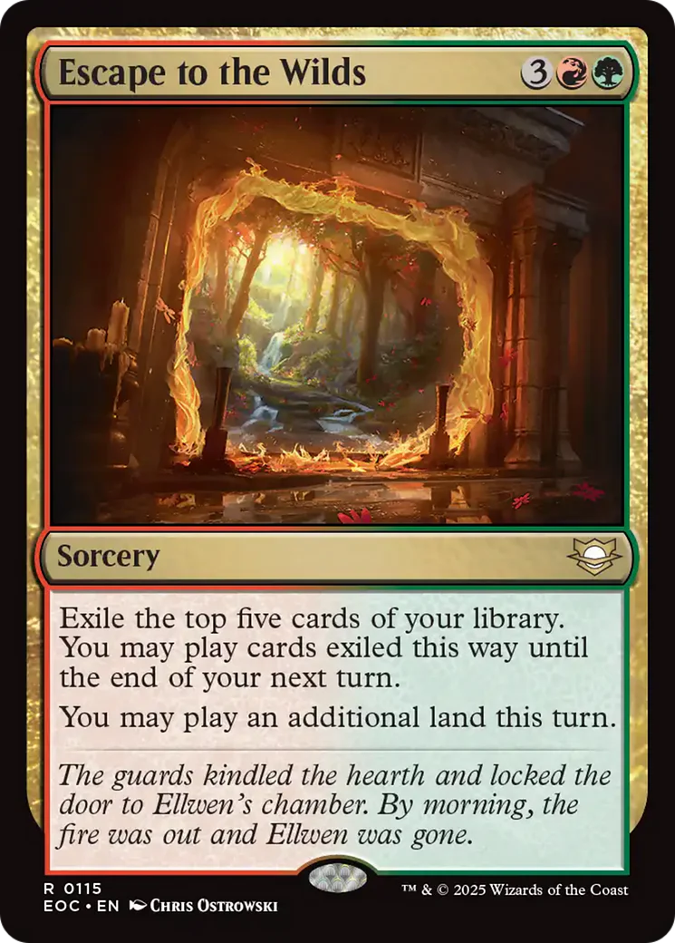 Escape to the Wilds [Edge of Eternities Commander]