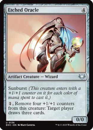 Etched Oracle  [Commander: Edge of Eternities]