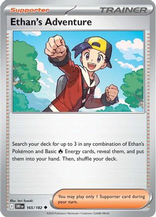 Ethan's Adventure (165/182) [Scarlet & Violet: Destined Rivals] Reverse Holofoil