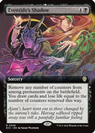 Eventide's Shadow (Extended Art)  [Commander: Lorwyn Eclipsed]
