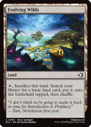 Evolving Wilds  [Lorwyn Eclipsed] Foil