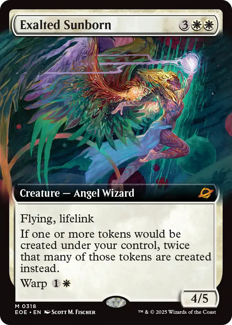 Exalted Sunborn (Extended Art) [Edge of Eternities] Foil