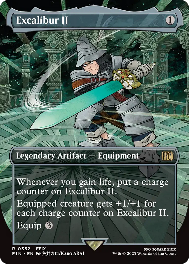 Excalibur II (Borderless) [FINAL FANTASY] Foil