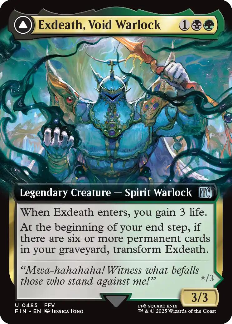 Exdeath, Void Warlock // Neo Exdeath, Dimension's End (Extended Art) [FINAL FANTASY] Foil - Image 2