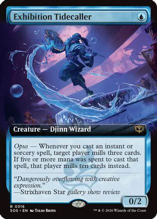 Exhibition Tidecaller (Extended Art)  [Secrets of Strixhaven]