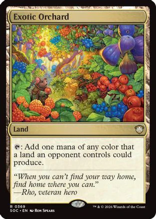 Exotic Orchard  [Commander: Secrets of Strixhaven]
