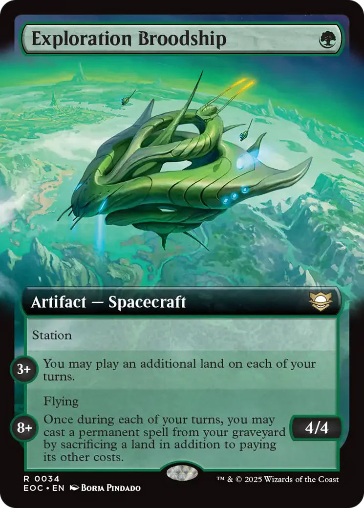 Exploration Broodship (Extended Art) [Edge of Eternities Commander]