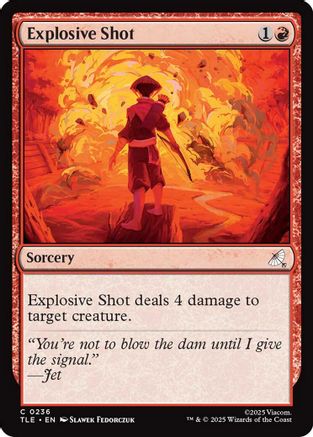 Explosive Shot  [Avatar: The Last Airbender: Eternal-Legal] Foil