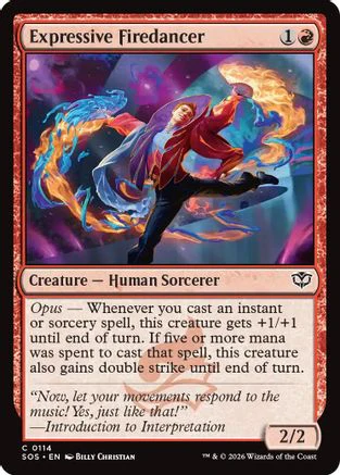 Expressive Firedancer  [Secrets of Strixhaven] Foil