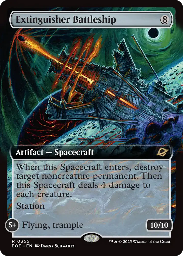 Extinguisher Battleship (Extended Art) [Edge of Eternities] Foil