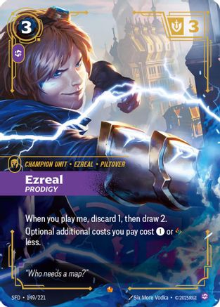 Ezreal - Prodigy (149/221) - Riftbound - [Spiritforged] Foil