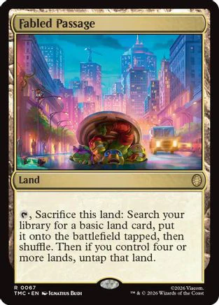 Fabled Passage  [Commander: Teenage Mutant Ninja Turtles] Foil